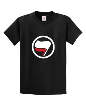 Antifa Classic Unisex Political Kids and Adults T-Shirt